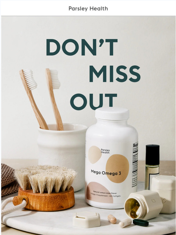 Parsley Health 2 Days Only Free shipping over 50 Milled