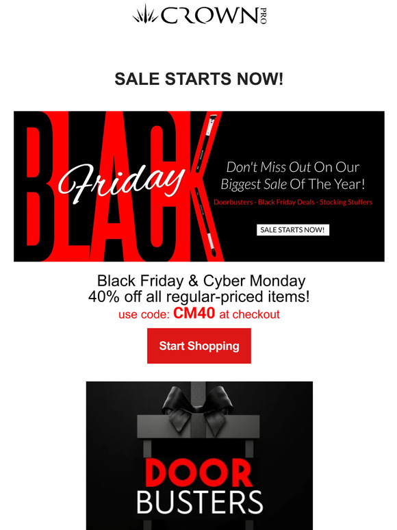 SALE starts NOW!