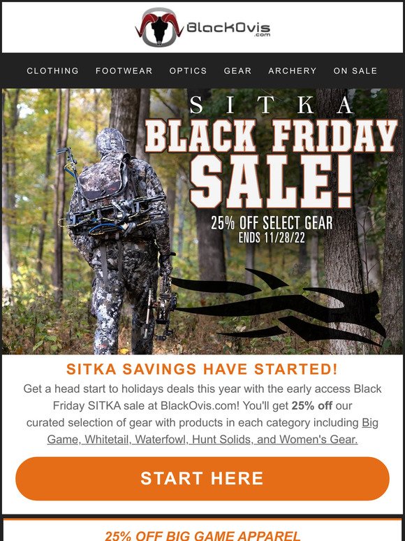 Early Access - SITKA Holiday Sale
