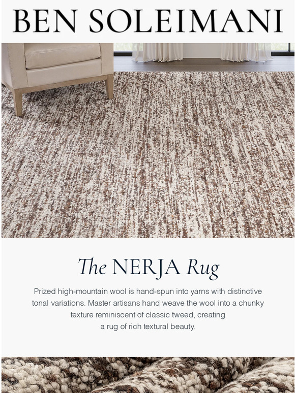 Introducing The Nerja Rug by Ben Soleimani