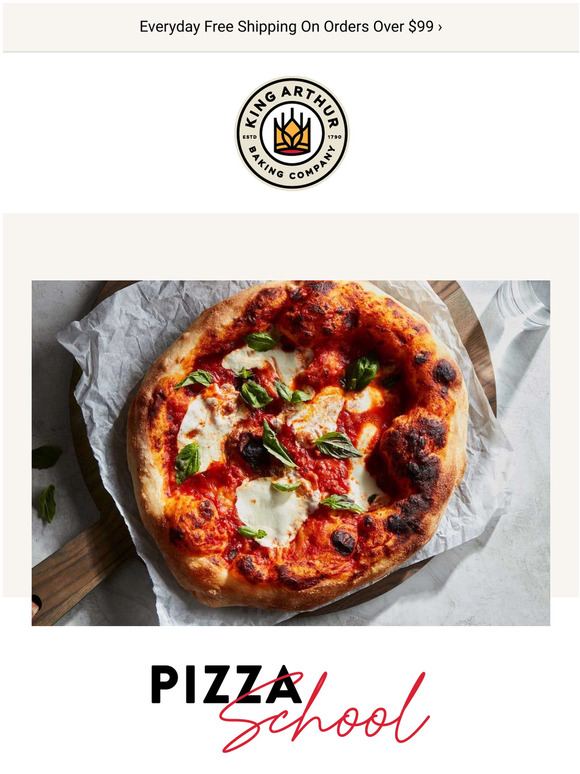 King Arthur Baking Company Perfecting the Pizza "Slide" Milled