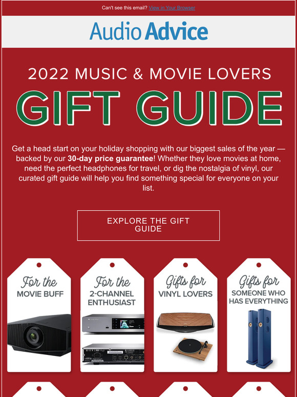 Audio Advice 🎁Explore The 2022 Music & Movie Lovers Gift Guide! 🎁 Milled