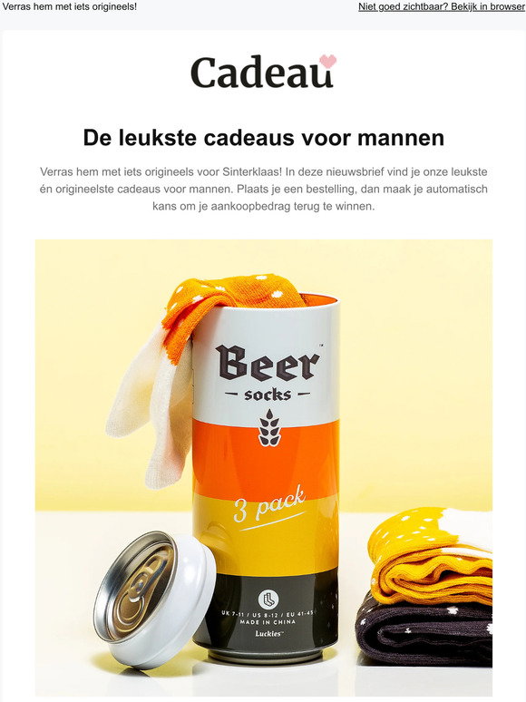 Cadeau: Dit zijn onze populairste Sinterklaascadeaus voor hem 🎁 | Milled