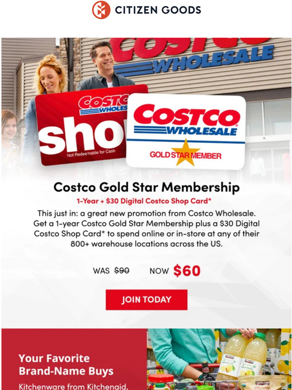 Citizen Goods Costco Memberships Are HERE Milled