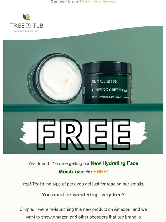 Hey , get a FREE Anti-Aging Face Cream worth $31.99 🎁