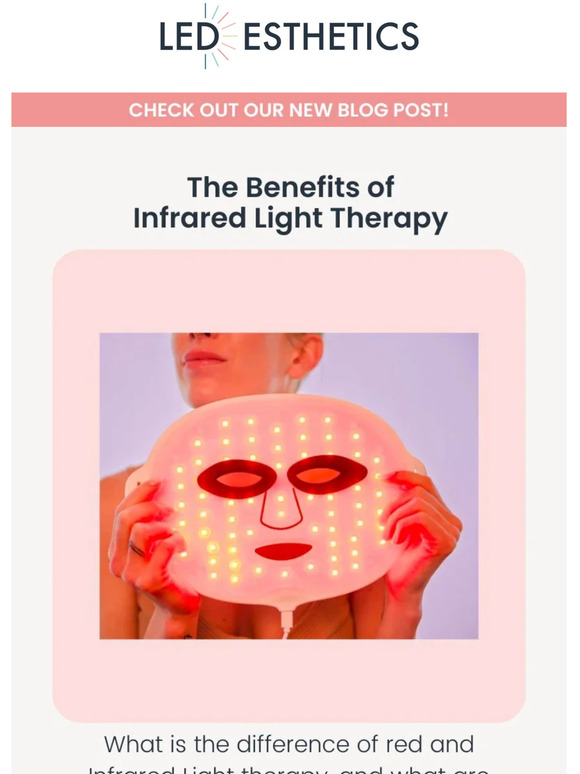 Led Esthetics The Benefits Of Infrared Light Therapy Milled