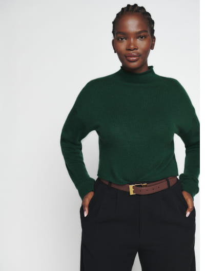 Cropped Cashmere Turtle
