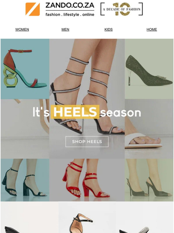 zando black heels