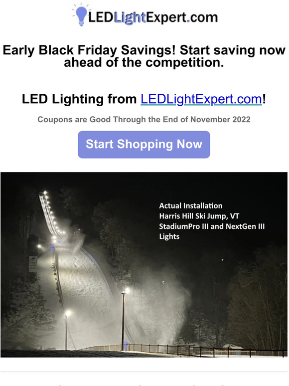 Early Black Friday Savings from LEDLightExpert.com