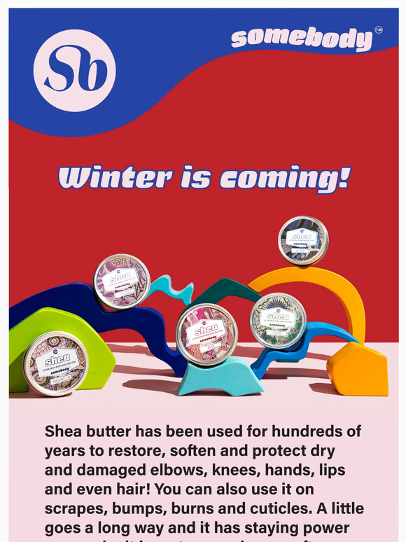 Have dry elbows, knees, lips and hands? Try shea butter!