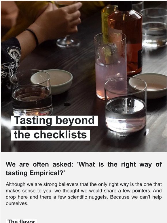 The Empirical taste test