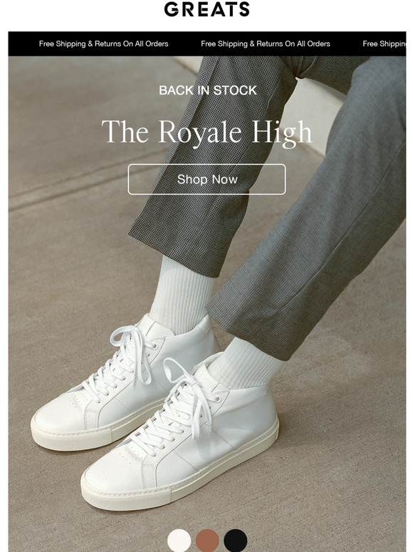 greats royale high top