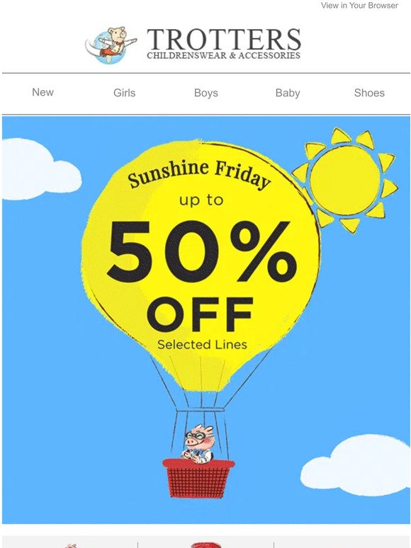 The Sunshine Friday Sale Has Arrived