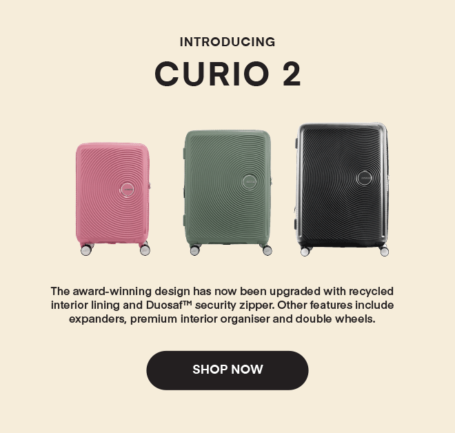 American Tourister Australia Introducing Curio 2 Milled