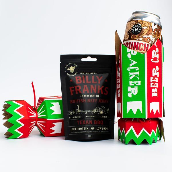 Craft Beer &amp; Jerky Christmas Crackers