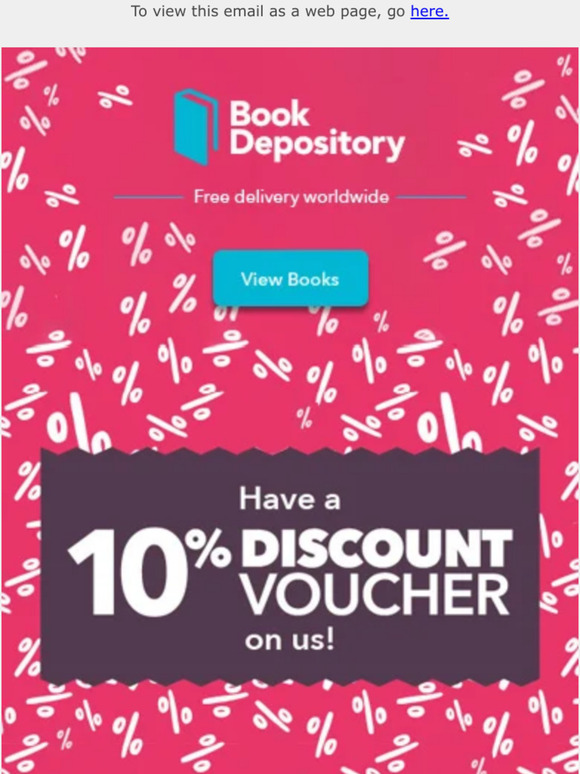 10% Discount Voucher on All Books - Just for you ❤️