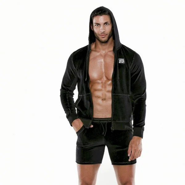 Code 22 Plush Velvet Hoodie