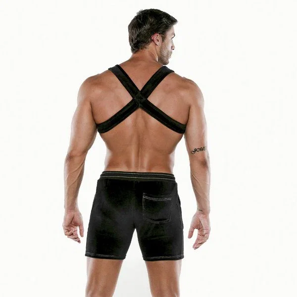 Code 22 Plush Velvet Harness Back