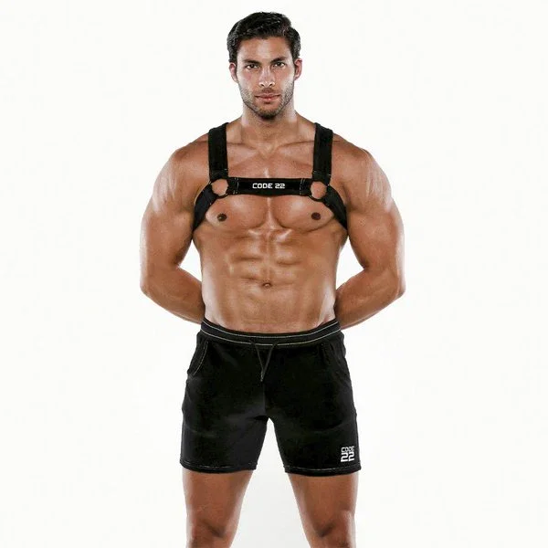 Code 22 Plush Velvet Harness Front