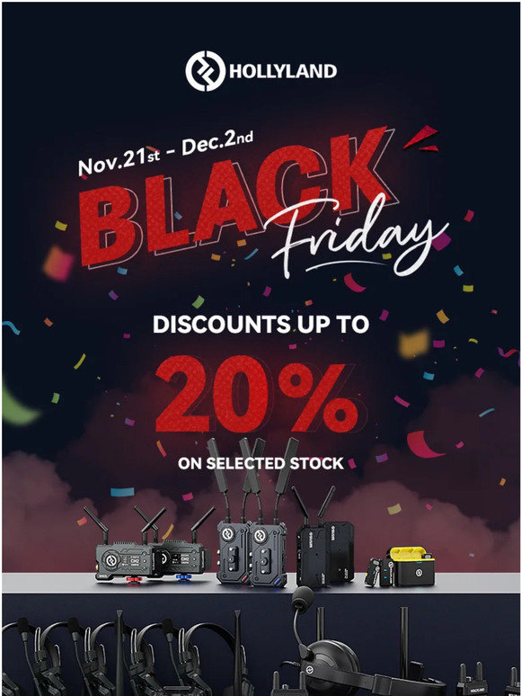 Hollyland Black Friday Sales 2022: Up to 20% OFF