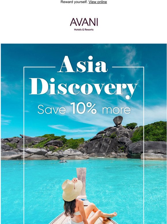 🗺️ Explore Asia for less with Avani DISCOVERY 🤩