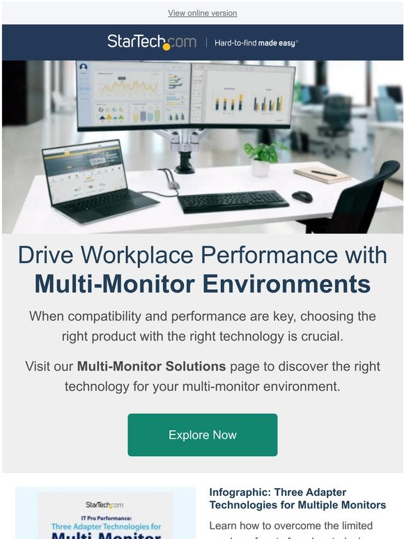 Drive Workplace Performance with Multi-Monitor Environment