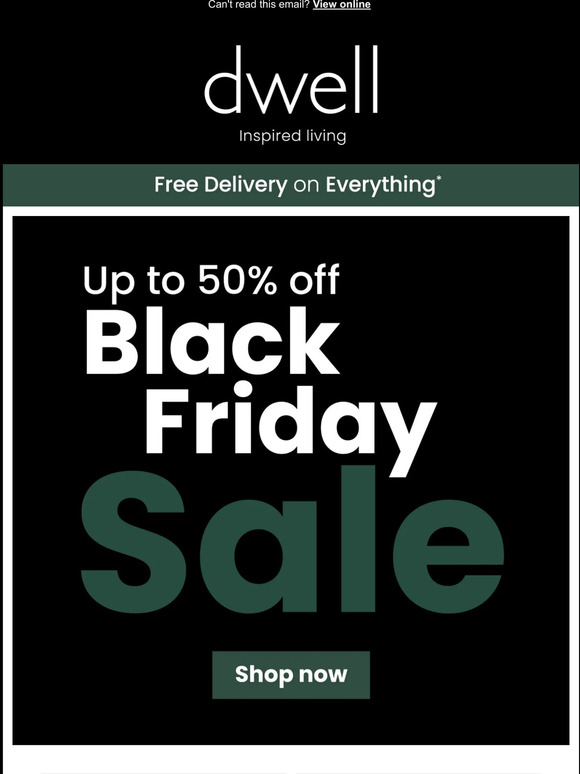 It's here. The Black Friday Sale!