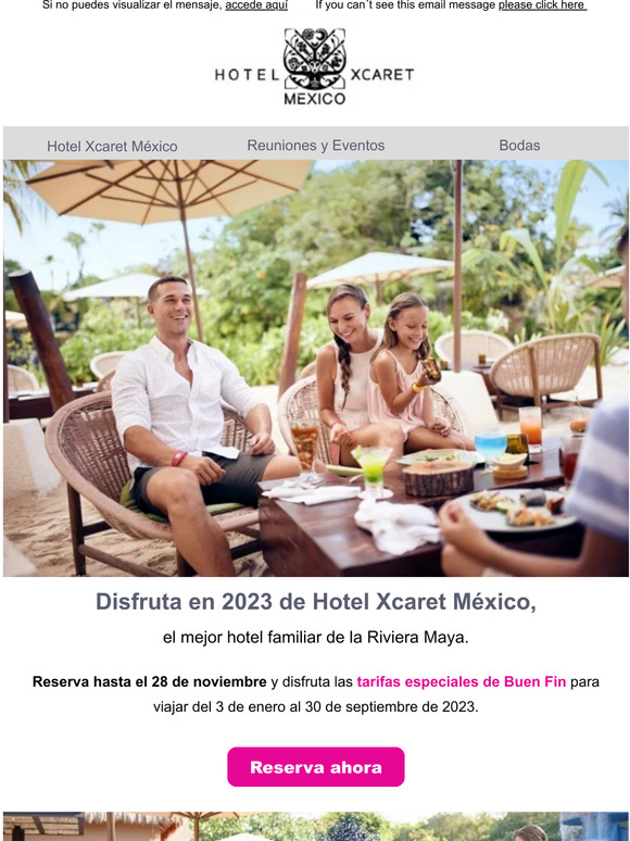 Disfruta tarifas de Buen Fin y planea tus próximas vacaciones para 2023