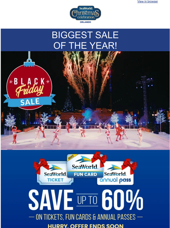 SeaWorld Parks Black Friday Sale Has Started! Milled