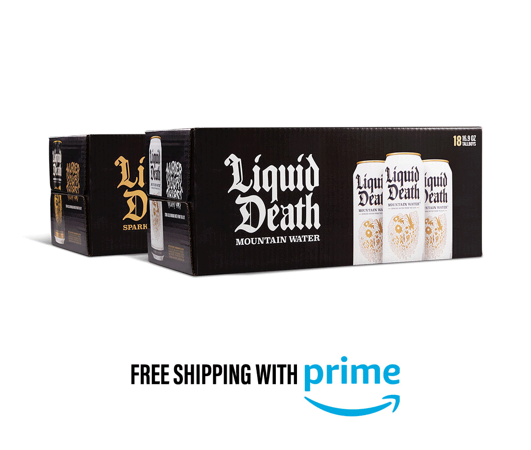 Liquid Death 18Pack of Death Milled