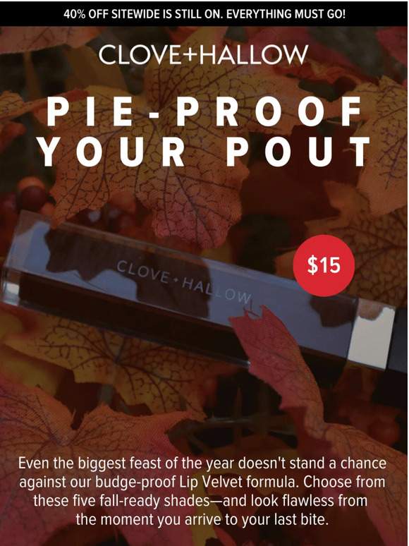 The only lip that matters for Thanksgiving