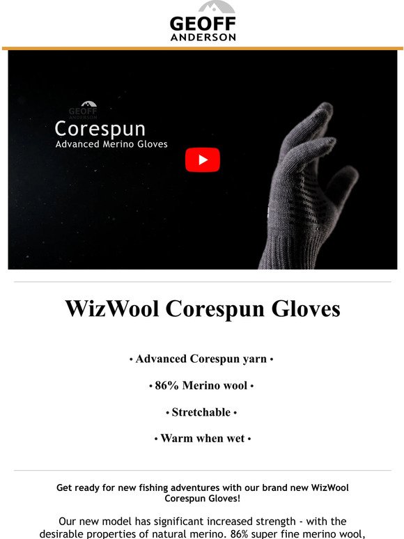 Our WizWool Corespun Gloves 🔥