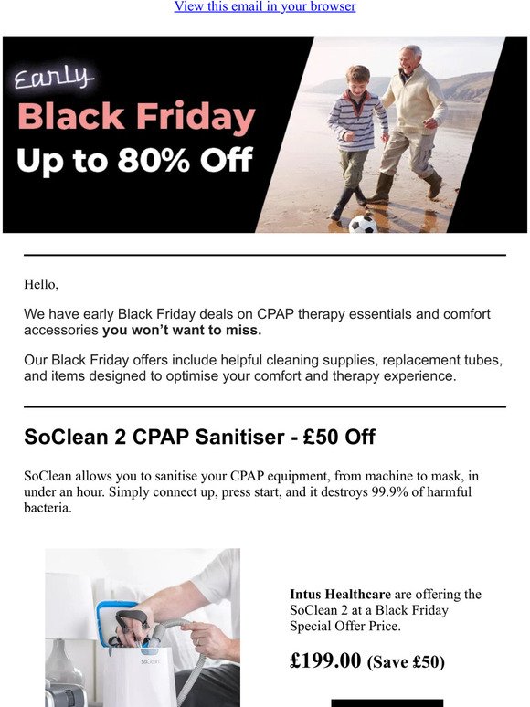 Save on CPAP essentials with our Black Friday offers