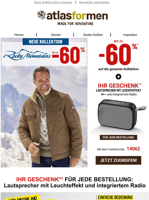 Atlas For Men Neu Ihr Geschenk zur Kollektion Milled