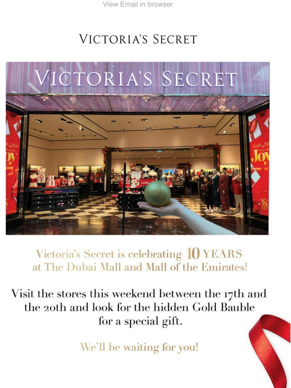 Victoria's Secret Victoria's Secret is celebrating 10 Years! Milled