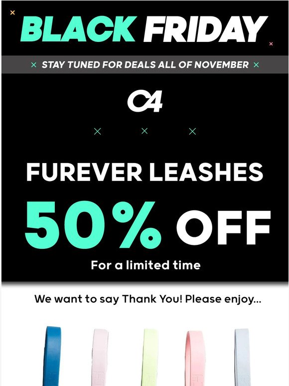 50% Off Furever Leashes!🎁