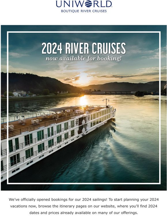 Uniworld Our 2024 Itineraries Are Now Available Milled