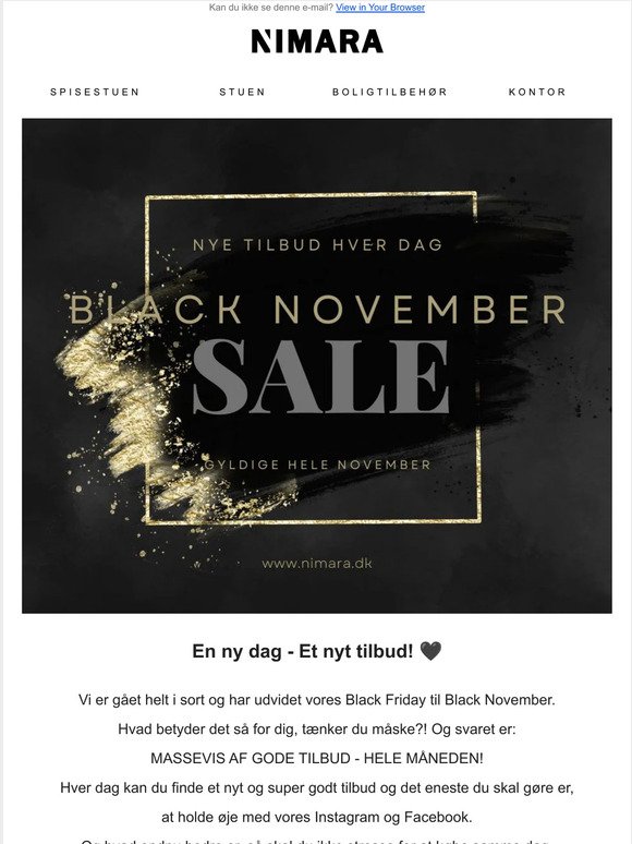 Vi har tilføjet endnu flere tilbud i vores Black November Sale 🥳