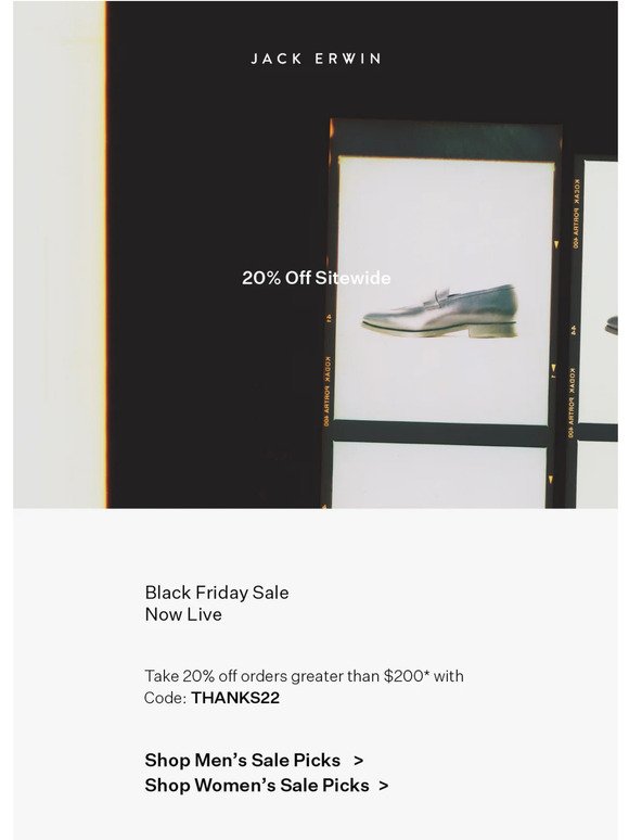 Annual Black Friday Sale Starts Now