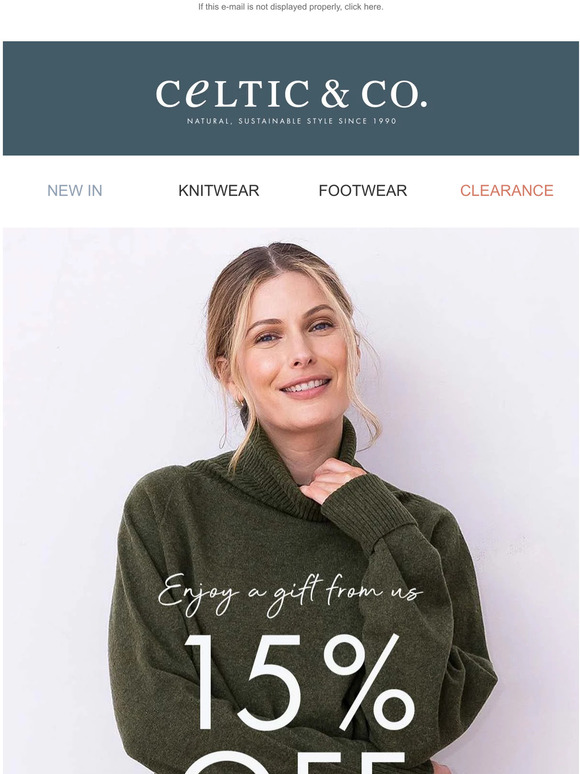 The Celtic Sheepskin Co 15 Off A gift for you Milled