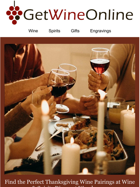 Find the Perfect Wine to Pair with your Thanksgiving Dinner