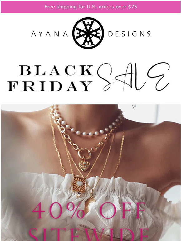 40% Off ⚡ Black Friday starts NOW