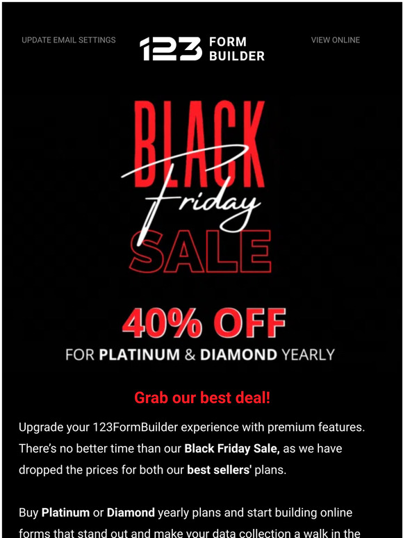 Psst...the most awaited Black Friday Sales. You must see to Believe