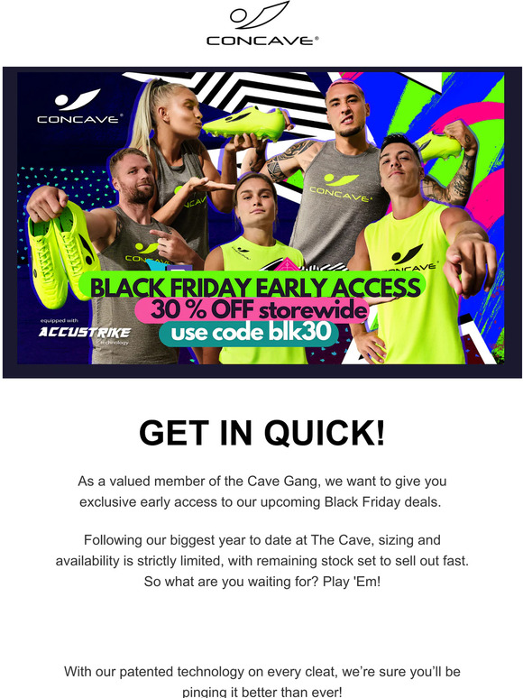 Exclusive Early Access to Black Friday Deals!
