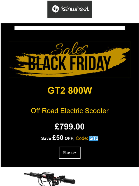 Black Friday E Scooter Sales