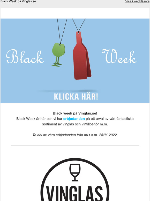 Black Week på Vinglas.se