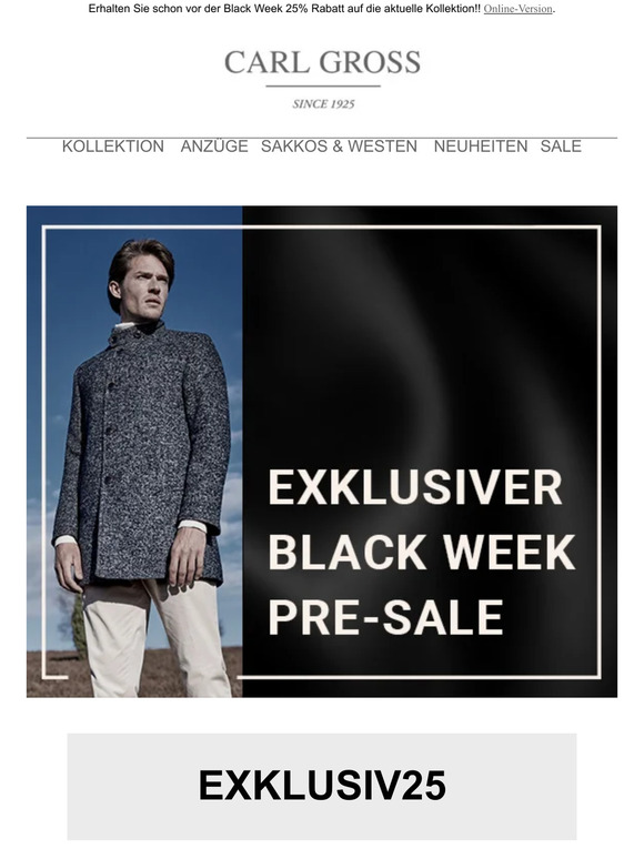 Ihr EXLUSIVER SALE startet!