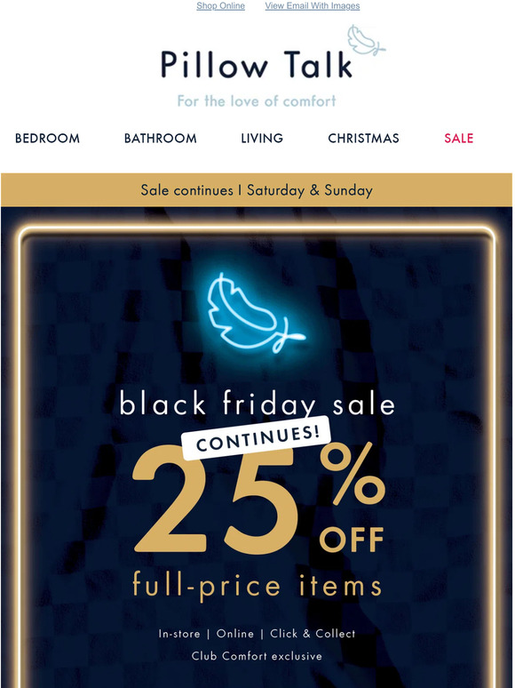 pillow talk Shop your Saturday in black… Milled