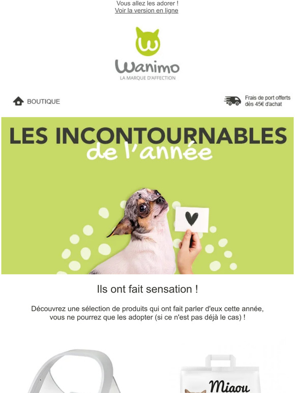 Découvrez nos incontournables de l'année !