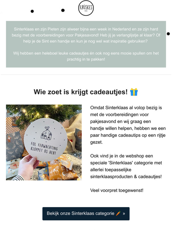 Pakjesavond komt eraan! 🎁